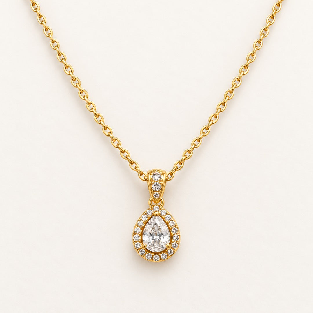 teardrop pendant necklace
