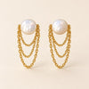 Pearl Cascade Chandelier Earrings