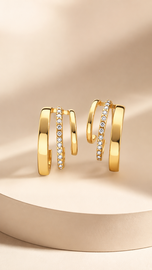 Triple Luxe Earrings