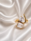 Dual Cut Elegance Ring