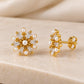 crystal stud earrings