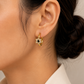 Noir Bloom Hoops