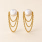 Pearl Cascade Chandelier Earrings