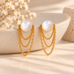 Pearl Cascade Chandelier Earrings