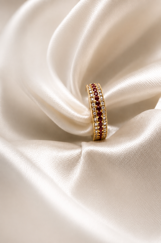 Ruby Luxe Eternity Band