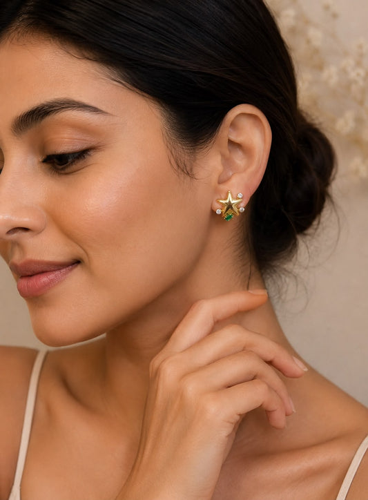 Starfall Luxe Stud Earrings